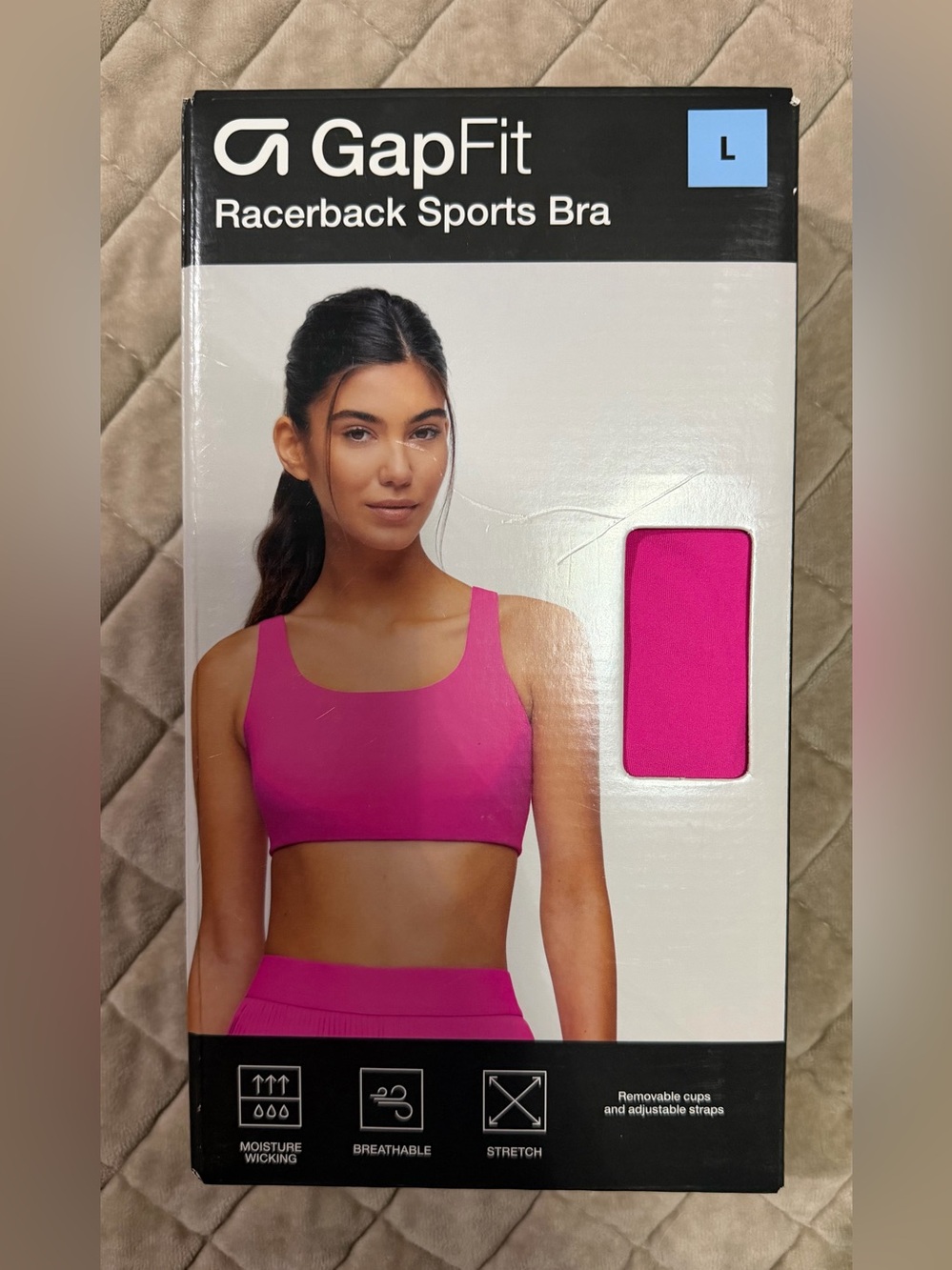 GAP Pink Racerback Sports Bra